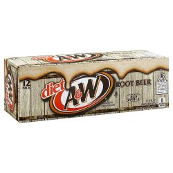 A&W Diet Root Beer Cans