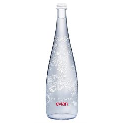 Evian Limited Edition Glass Bottle-750 Ml X 1 Bottle