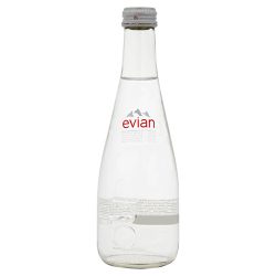 Evian Natural Spring Water Glass-330 Ml X 20 Bottles